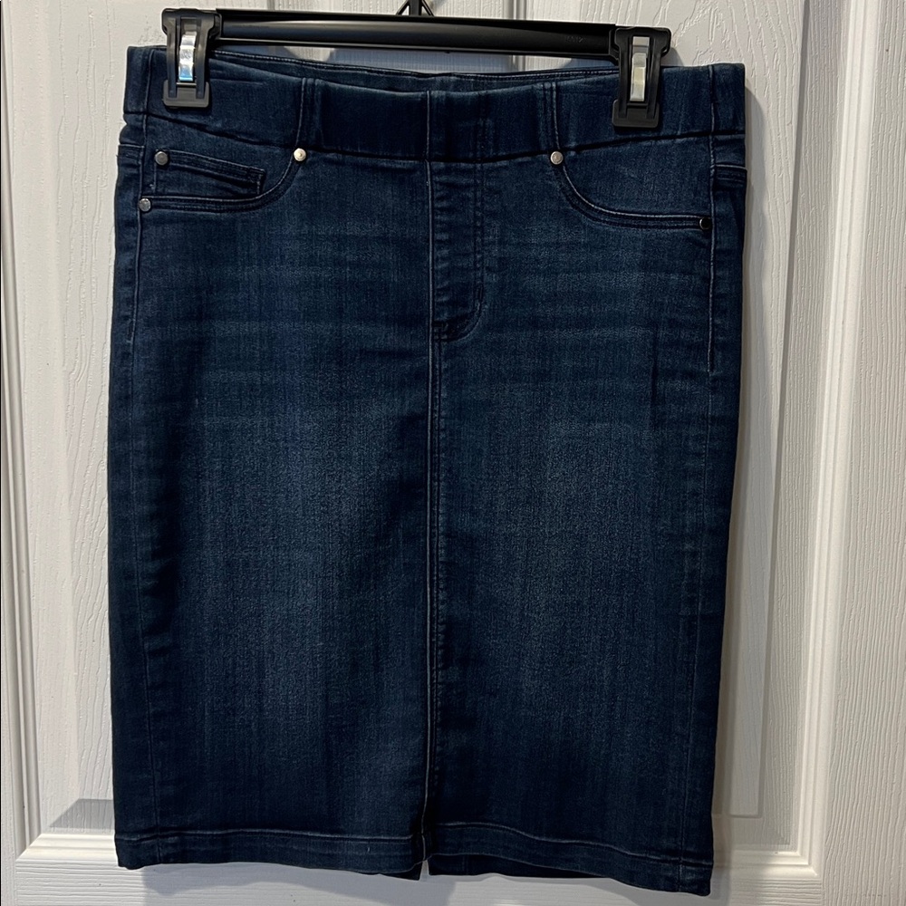 Liverpool Dark Blue Denim Skirt